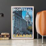 affiche montréal vintage