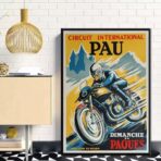 affiche moto vintage