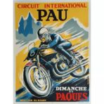 affiche moto vintage