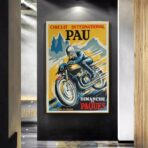 affiche moto vintage