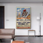 affiche motocross vintage