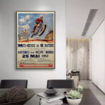 affiche motocross vintage