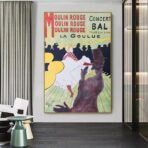 affiche moulin rouge la goulue