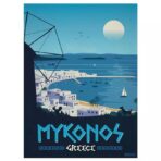 affiche mykonos