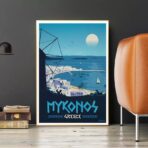 affiche mykonos
