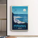 affiche mykonos