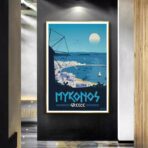 affiche mykonos