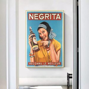 affiche negrita rhum