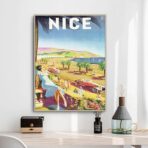 affiche nice vintage