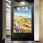 affiche nice vintage