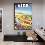 affiche nice vintage