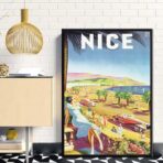 affiche nice vintage