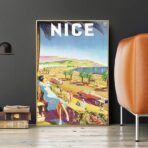 affiche nice vintage