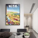 affiche nice vintage