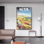 affiche nice vintage
