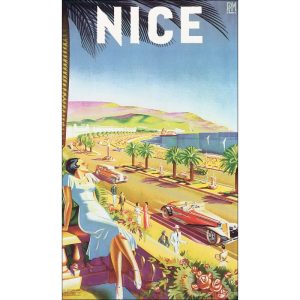 affiche nice vintage