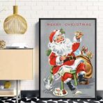 affiche noël vintage