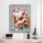 affiche noël vintage