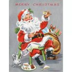 affiche noël vintage