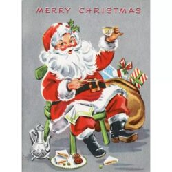 affiche noël vintage