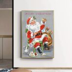 affiche noël vintage