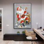 affiche noël vintage