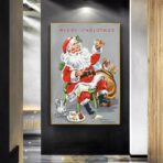 affiche noël vintage