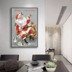 affiche noël vintage