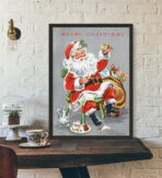 affiche noël vintage