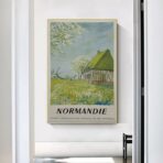 affiche normandie vintage