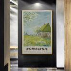 affiche normandie vintage