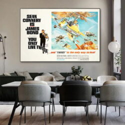 affiche on ne vit que deux fois