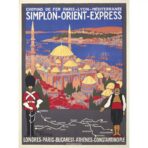 affiche orient express vintage