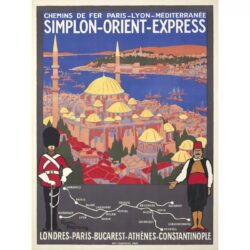 affiche orient express vintage