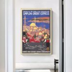 affiche orient express vintage