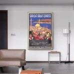 affiche orient express vintage