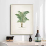 affiche palmier vintage