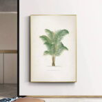 affiche palmier vintage