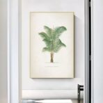 affiche palmier vintage