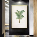 affiche palmier vintage