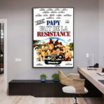 affiche papy fait de la résistance