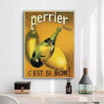 affiche perrier vintage