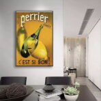 affiche perrier vintage