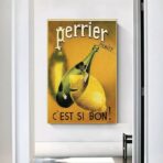 affiche perrier vintage