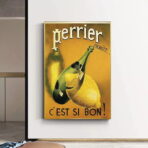 affiche perrier vintage