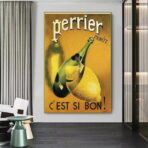 affiche perrier vintage