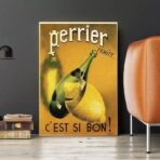 affiche perrier vintage