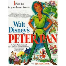 affiche peter pan disney