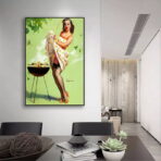 affiche pin up année 50