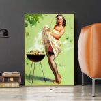 affiche pin up année 50